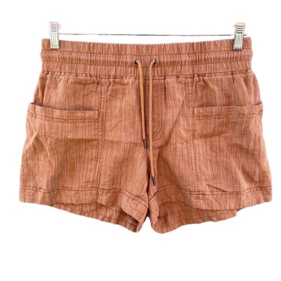 Athleta Cabo Linen Textured 4" Short Sz 6 - Picture 1 of 11